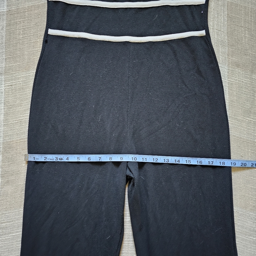 90s Black & White Jumpsuit - Picture 6 of 11
